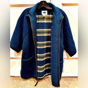 The Perfect Blue Wide Arm Trench Coat